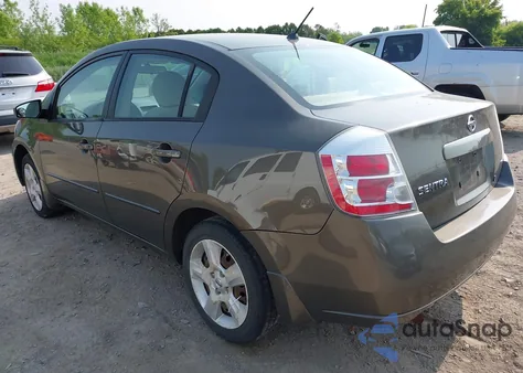 2008 Nissan Sentra 2.0/2.0S/2.0Sl из США, поврежденный, VIN 3N1AB61E98L649048